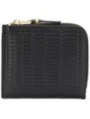 Comme Des Garçons Zip-around Wallet In Black