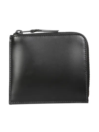 Comme Des Garçons Leather Wallet In Black