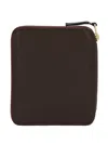 Comme Des Garçons Leather Wallet In Brown