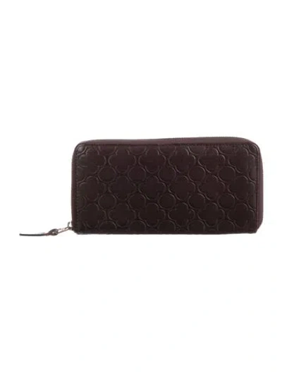 Pre-owned Comme Des Garçons Leather Wallet In Brown