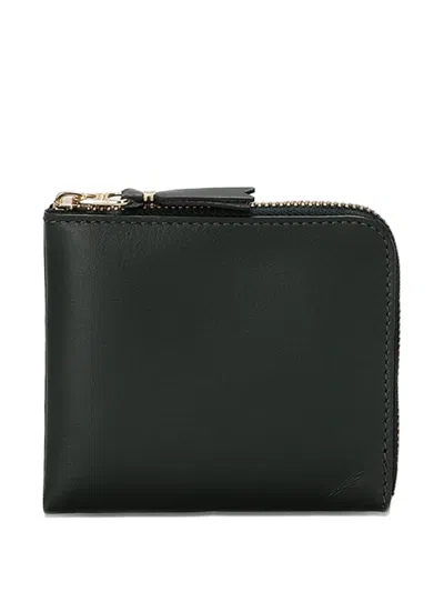 Comme Des Garçons Leather Wallet In Black