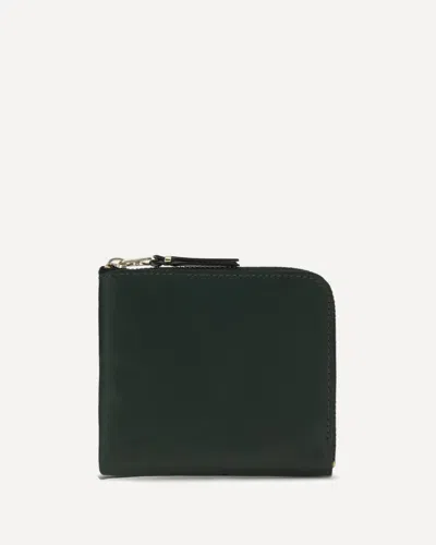 Comme Des Garçons Classic Leather L-shape Zip Wallet In Black