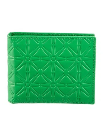 Pre-owned Comme Des Garçons Leather Wallet In Green