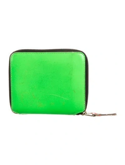 Pre-owned Comme Des Garçons Leather Wallet In Multi
