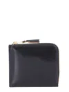 Comme Des Garçons Leather Wallet In Multicolour