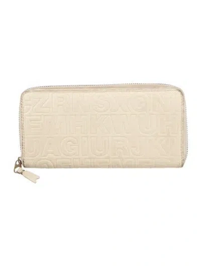 Pre-owned Comme Des Garçons Leather Wallet In Neutral
