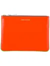 Comme Des Garçons Super Fluo Classic Wallet In Orange