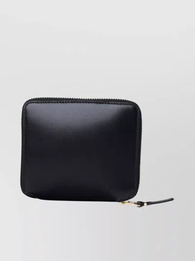 Comme Des Garçons Leather Wallet Strap Wrist Textured Shape In Black