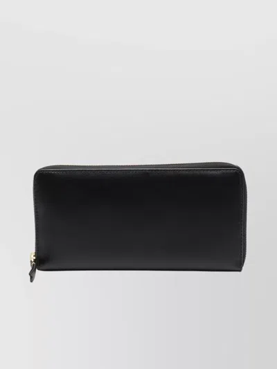 Comme Des Garçons Leather Wallet Zip-around Design