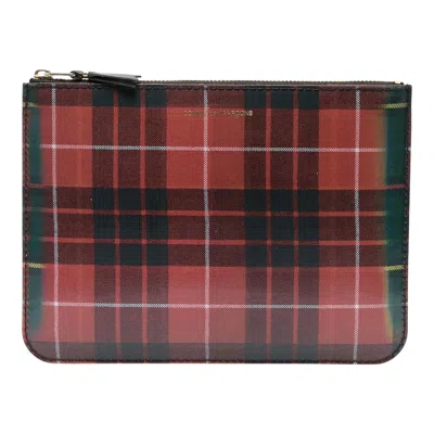Comme Des Garçons Lenticular Tartan Pouch