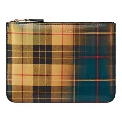 Comme Des Garçons Lenticular Tartan Pouch