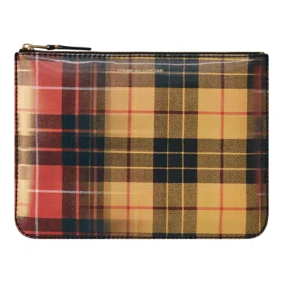 Comme Des Garçons Lenticular Tartan Pouch