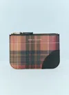 COMME DES GARÇONS LENTICULAR TARTAN POUCH