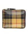 Comme Des Garçons Lenticular Zip Wallet In Yellow