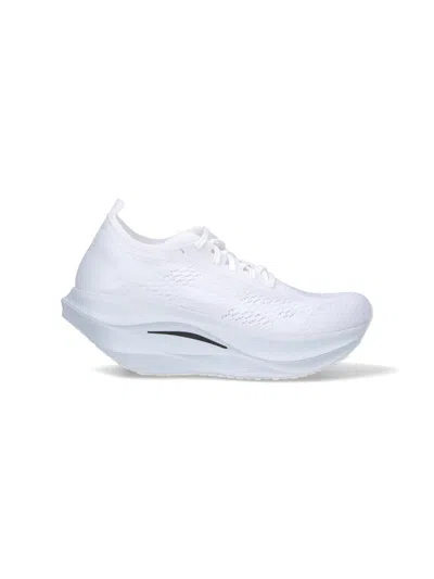 Comme Des Garçons Comme Des Garcons Lightweight Synthetic Sneakers For Women In White