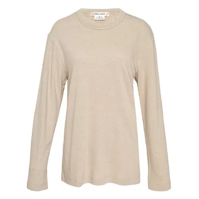 Comme Des Garçons Linen Cotton Lining Pilled Tee In Main Collection