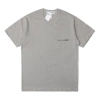 Comme Des Garçons Comme Des Garcons Little Logo Applique Cotton Short-sleeve Tee 'grey' In Gray