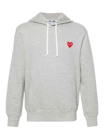 COMME DES GARÇONS LOGO COTTON HOODIE