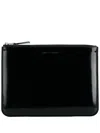Comme Des Garçons Black Silver Pouch In Black
