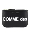 Comme Des Garçons Logo Handbag In Black