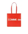 Comme Des Garçons Logo Handbag In Red