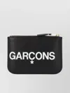Comme Des Garçons Rectangular Wallet Featuring Huge Logo
