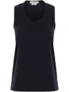Comme Des Garçons Comme Des Garcons Logo Jersey Tank Top In Black
