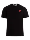 Comme Des Garçons Cdg Play Invader Heart Pixel T-shirt In Black