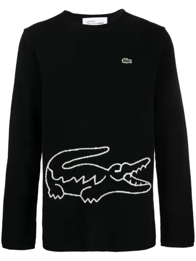 Comme Des Garçons Comme Des Garcons Shirt X Lacoste Sweater In Blue