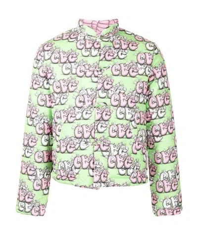 COMME DES GARÇONS X KAWS REVERSIBLE PADDED JACKET