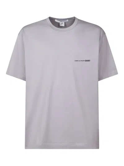 Comme Des Garçons Comme Des Garcons Shirt T-shirt With Logo In Gray