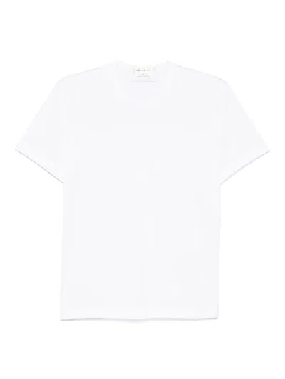 Comme Des Garçons Logo-print T-shirt In White