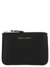 Comme Des Garçons Logo Print Wallet Wallets And Card Holders Black In Black