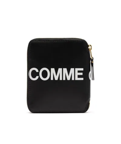 COMME DES GARÇONS COMME DES GARÇONS WALLET LOGO PRINT ZIP-AROUND WALLET