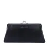 Comme Des Garçons Logo-printed Kiss-clasp Purse In Black