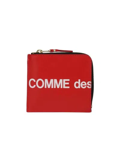 COMME DES GARÇONS LOGO PRINTED WALLET