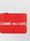 Comme Des Garçons Logo Rectangular Smooth Finish Wallet