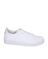 Comme Des Garçons Logo Sports Shoes In White