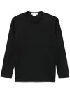 Comme Des Garçons Crew Neck Long Sleeves Straight Hem