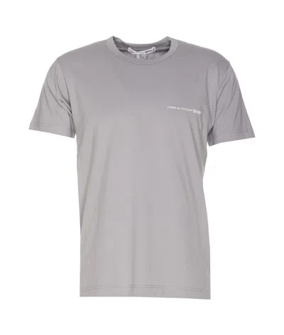 Comme Des Garçons Logo T-shirt In Grey