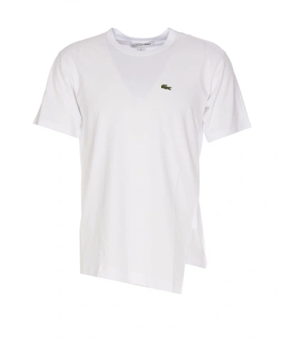 Comme Des Garçons Logo T-shirt In White