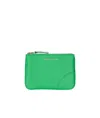 Comme Des Garçons Logo Detailed Purse In Green