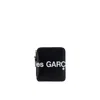 Comme Des Garçons Logo Wallet In Black