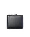 Comme Des Garçons Logo Wallet In Black