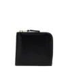 Comme Des Garçons Logo Wallet In Black