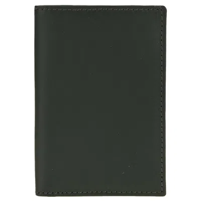 Comme Des Garçons Logo Wallet In Black