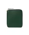 Comme Des Garçons Logo Wallet In Green