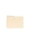 Comme Des Garçons Beige Classic Group Wallet In Nude