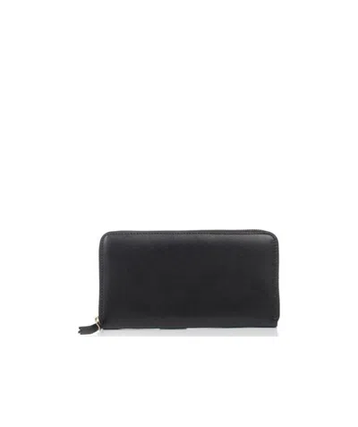 COMME DES GARÇONS LOGO ZIPPER WALLET