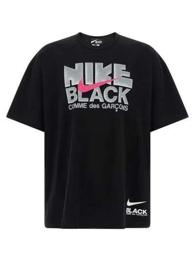 Comme Des Garçons Logo-print Cotton T-shirt In Black